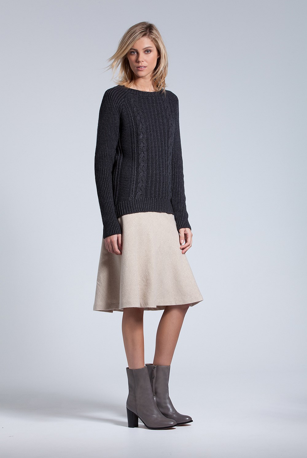 Soft Boiled Wool Skirt