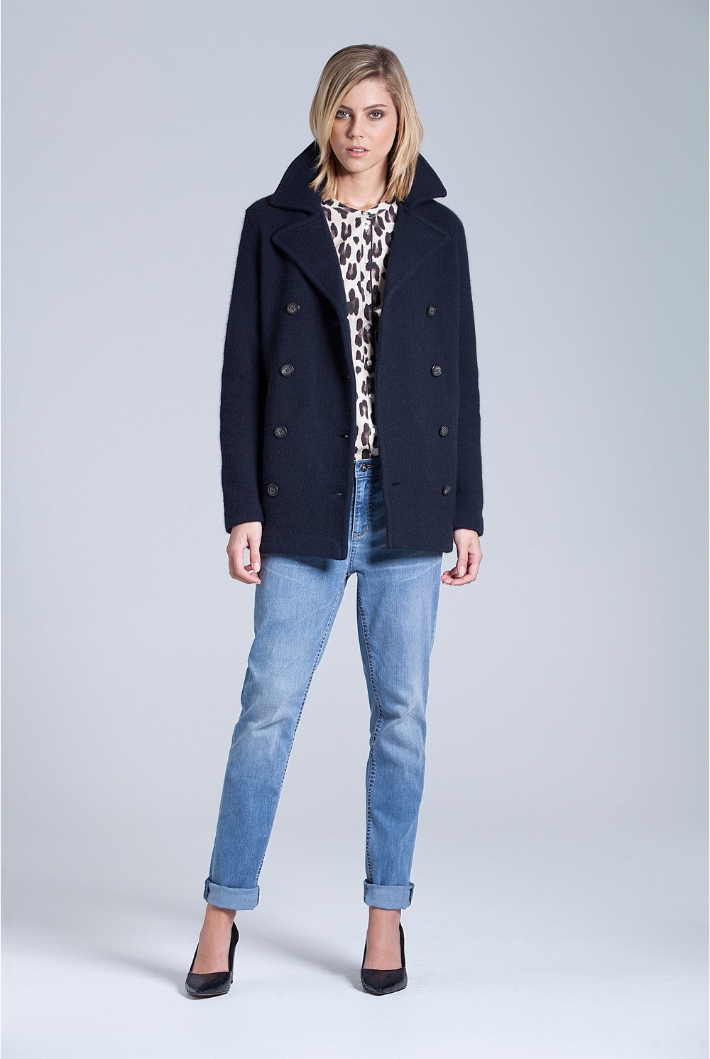 Luxe Wool Pea Coat