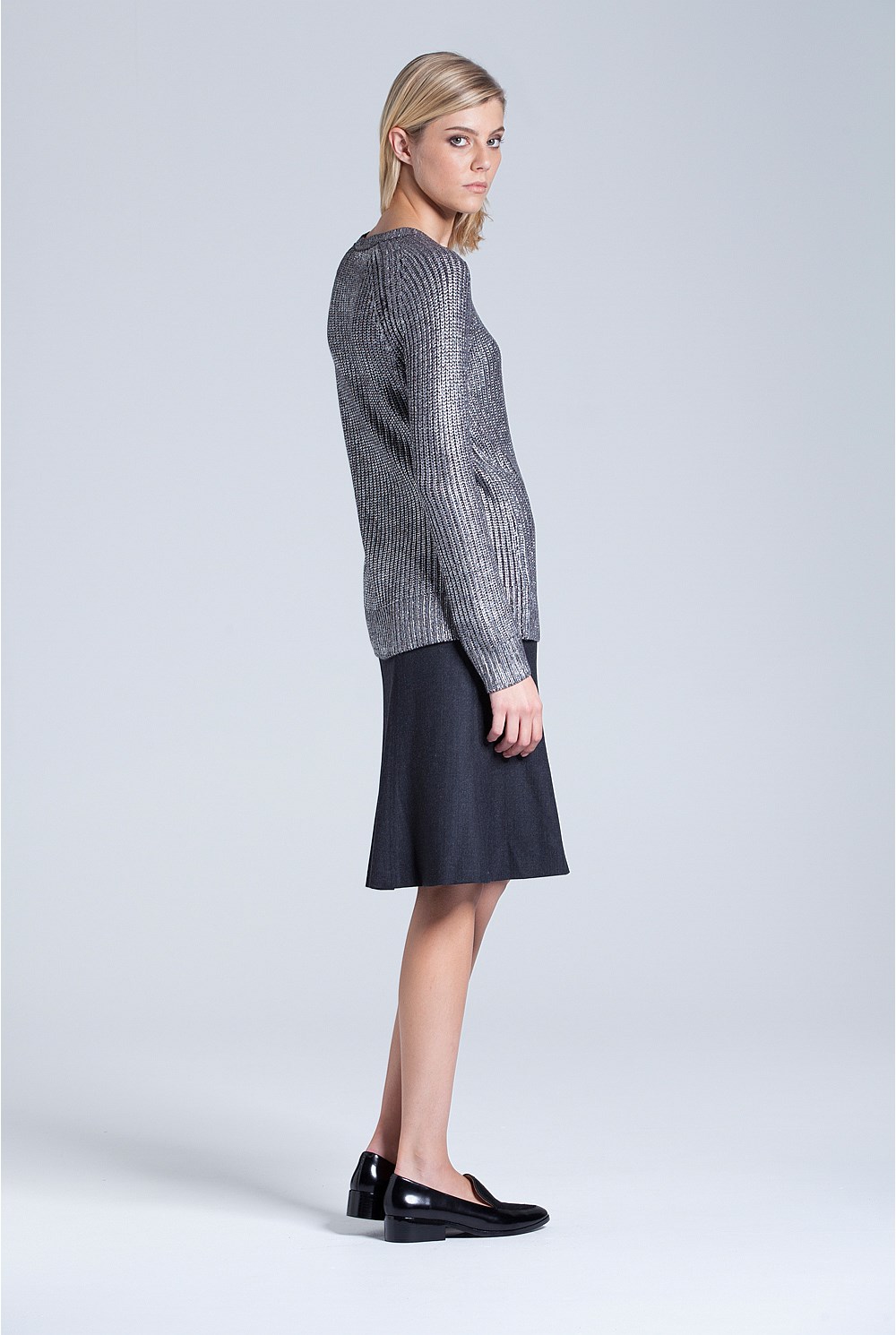 Foil Print Knit