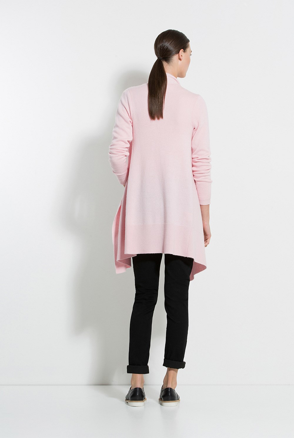Textured Collar Cardigan