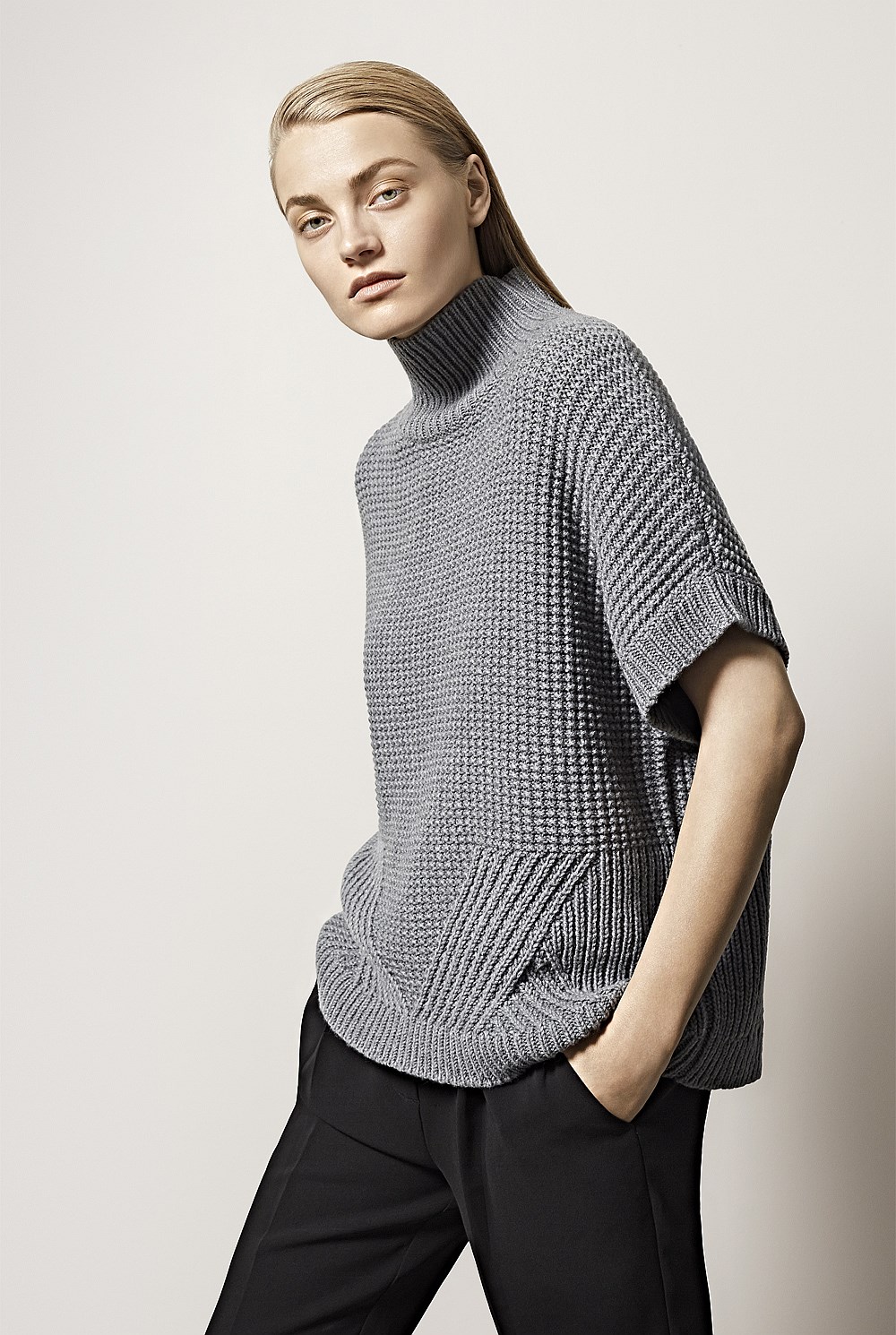 Cable Stitch Wool Knit