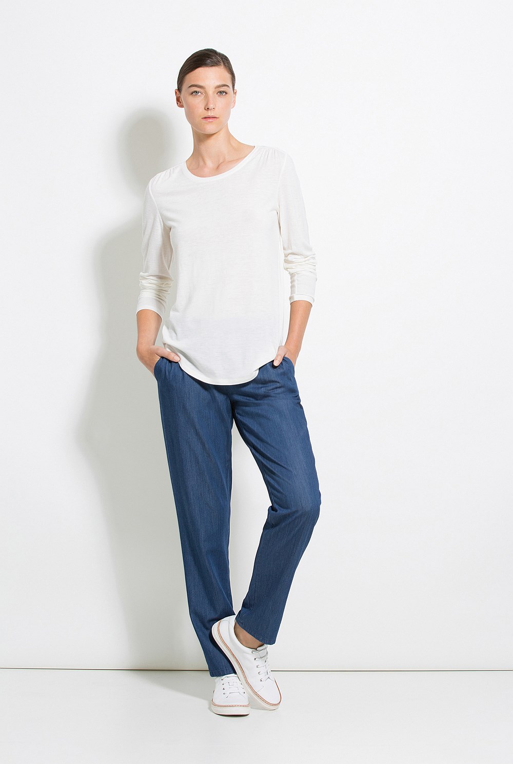 Indigo Relaxed Trouser