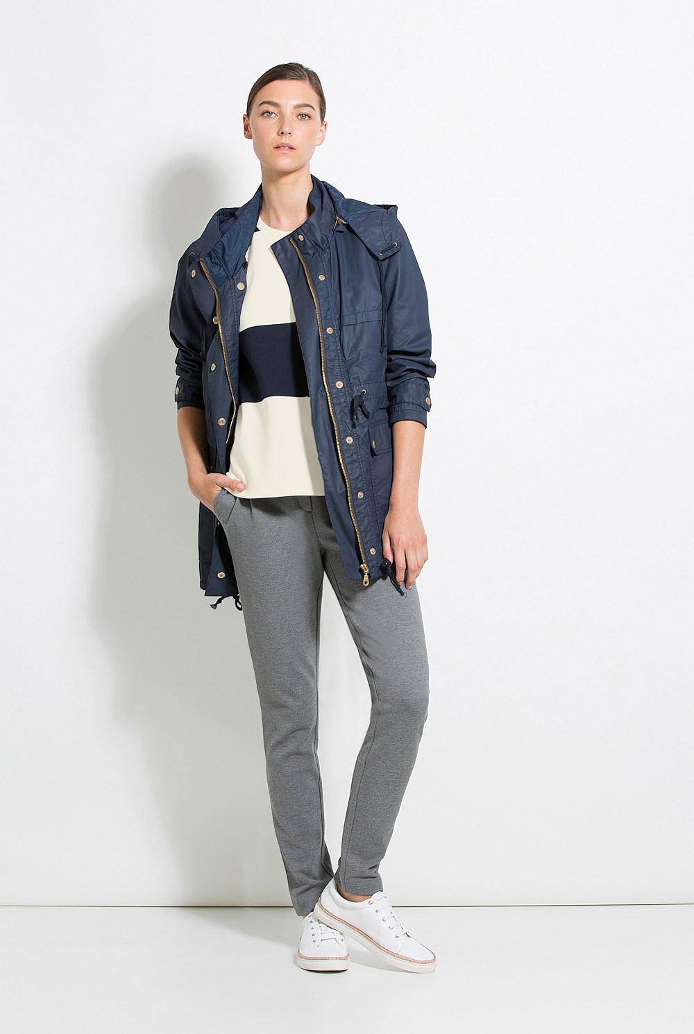 Coated Cotton Anorak