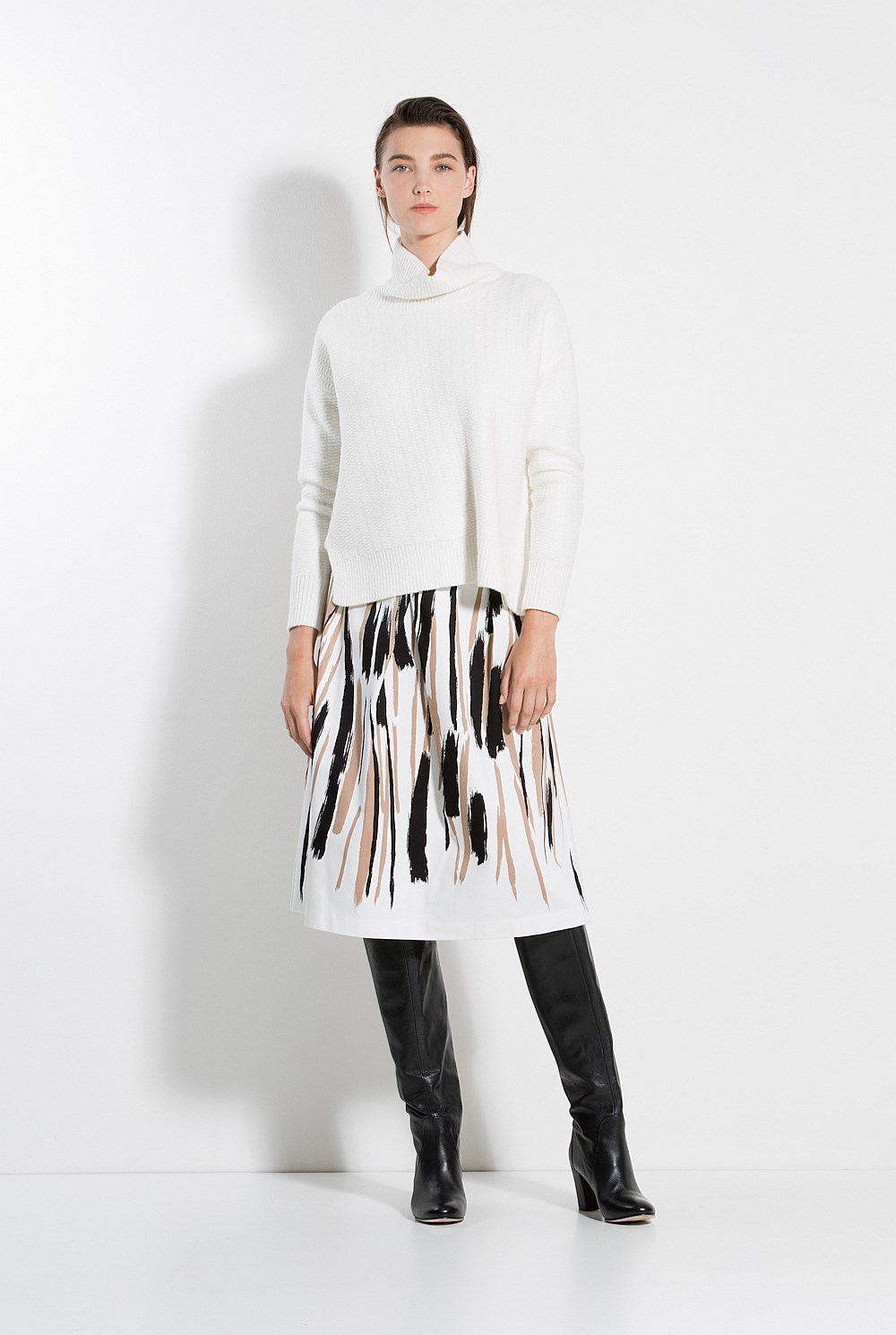 Wool Sculpted Rollneck