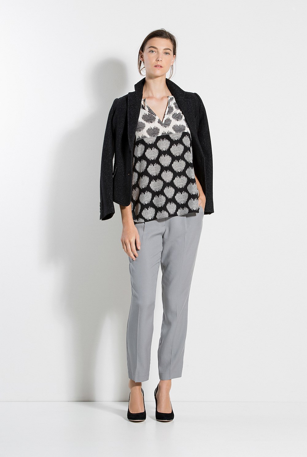 Front Pleated Pant