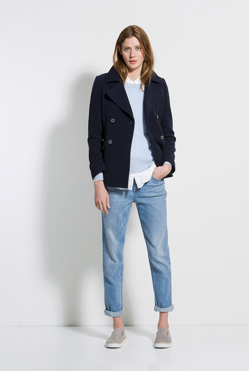 Luxe Wool Pea Coat