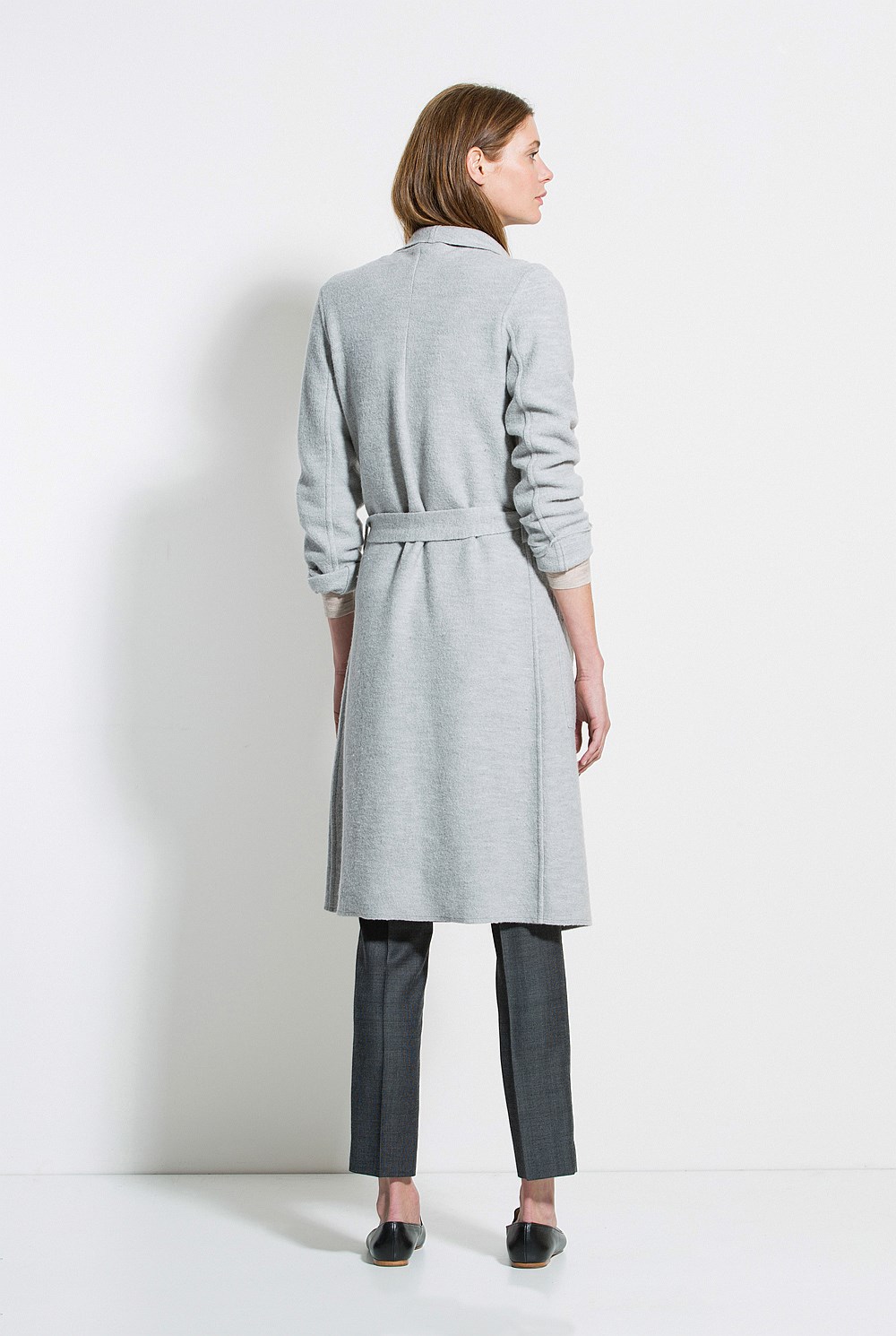 Boiled Wool Coat