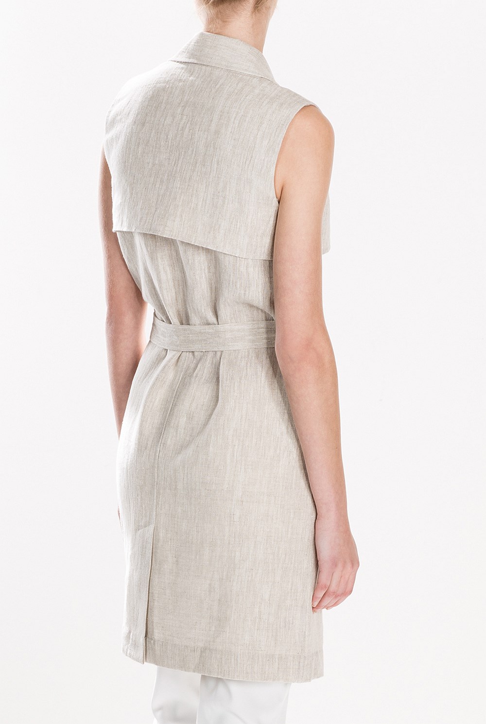 Flax Longline Vest