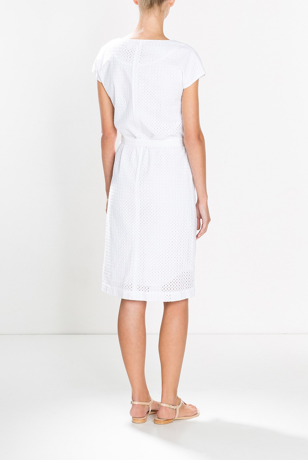 Broderie Cotton Dress
