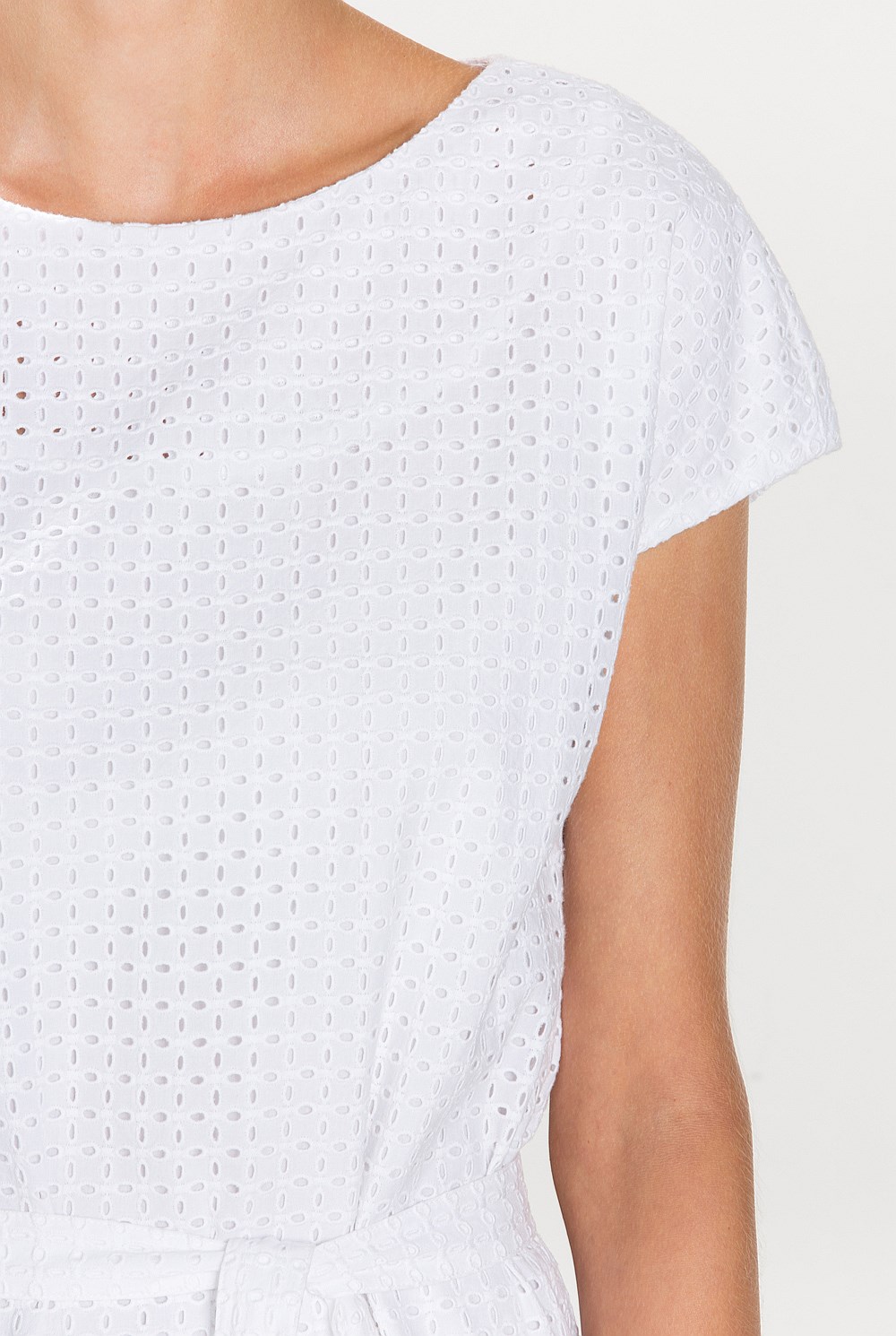 Broderie Cotton Dress