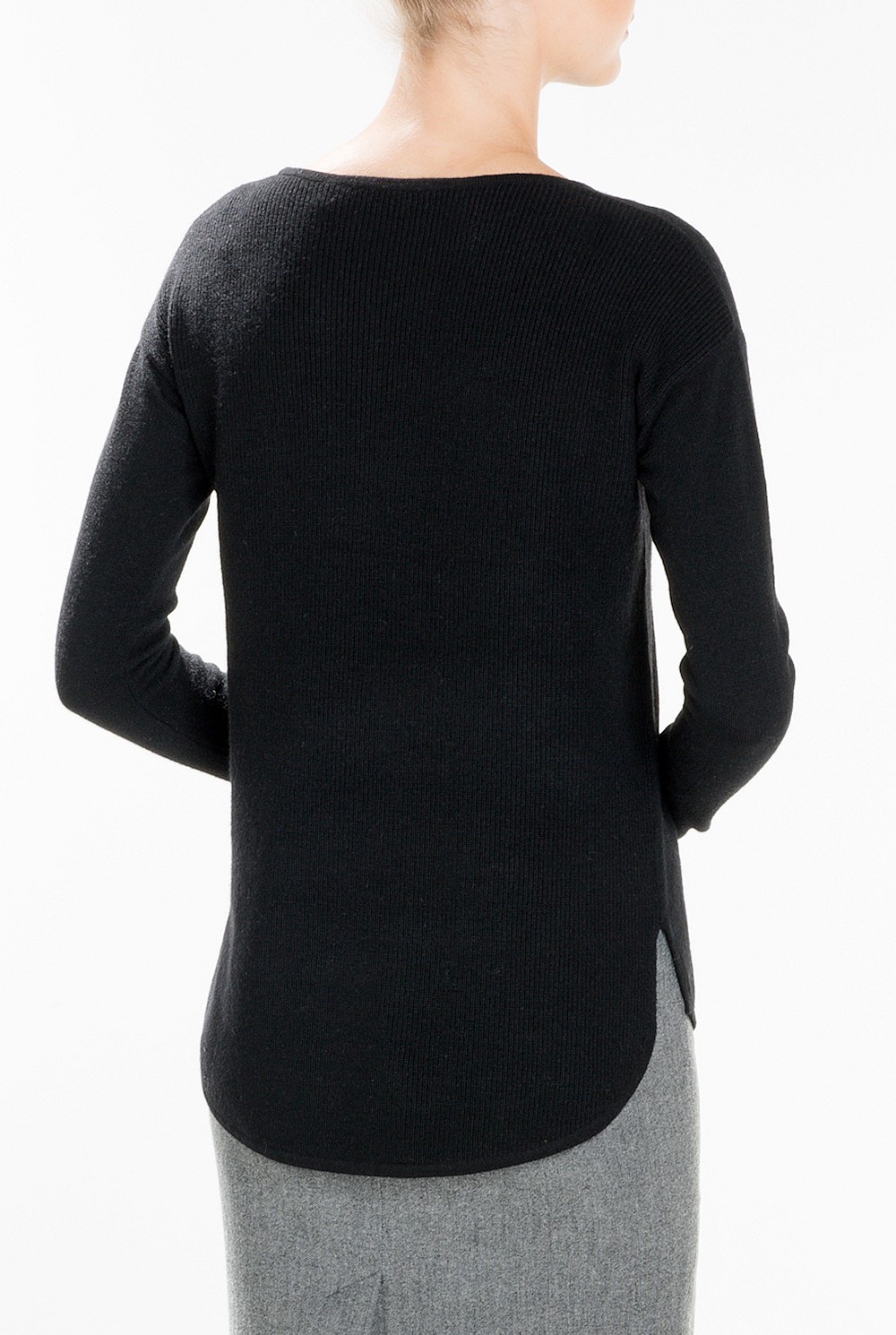 Curved Hem Knit