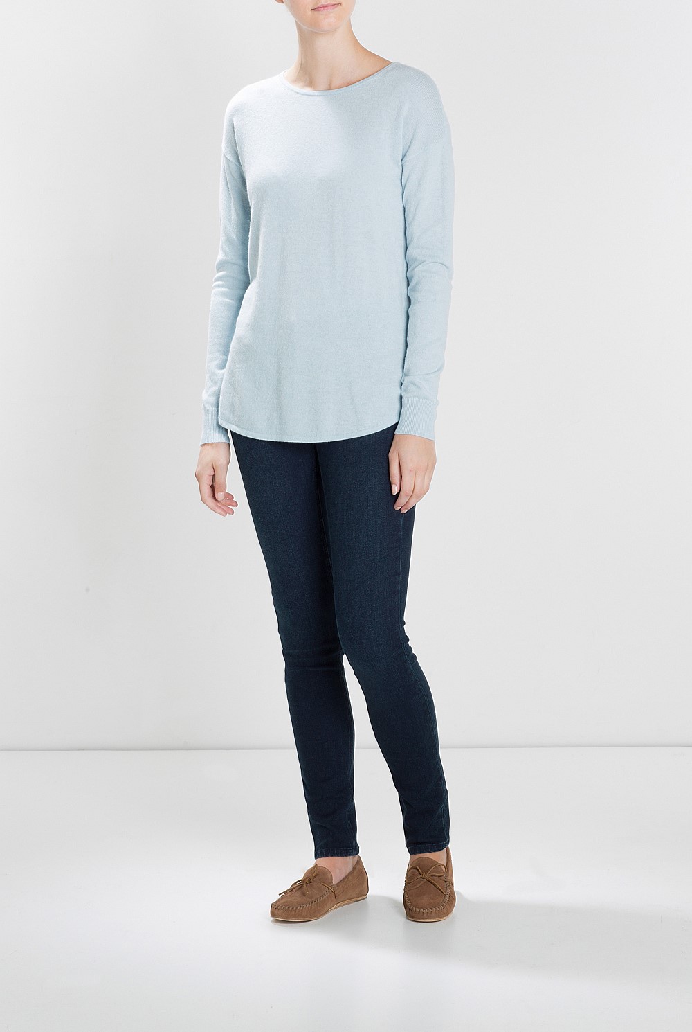 Curved Hem Knit