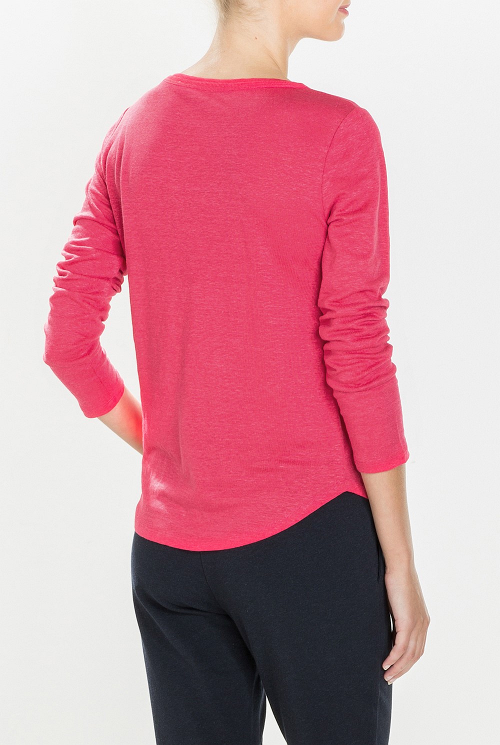 Long Sleeved Linen T-Shirt