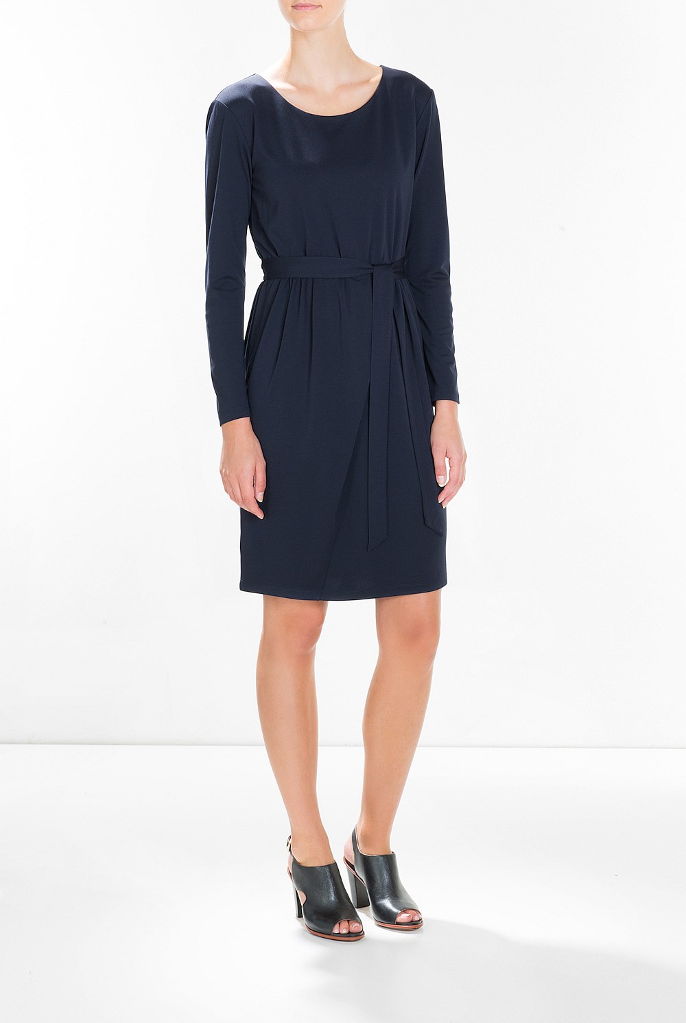 Draped Jersey Dress