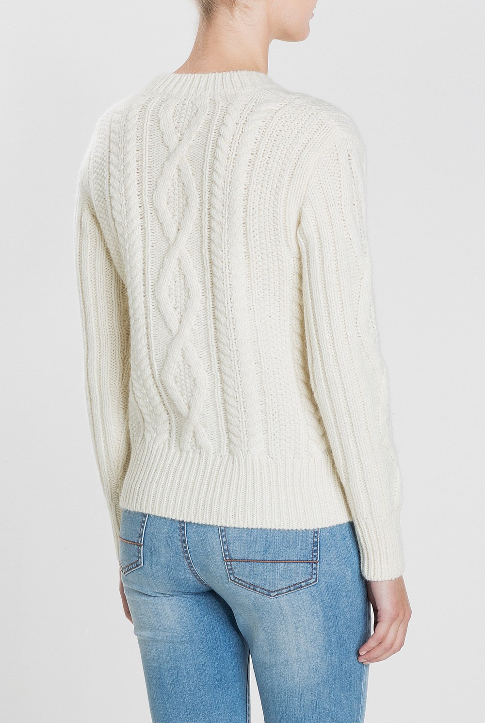 Cable Crewneck