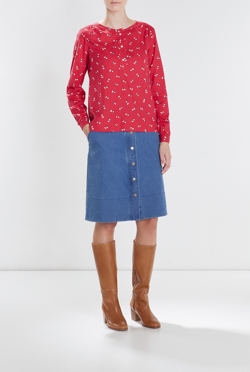 Chambray Skirt