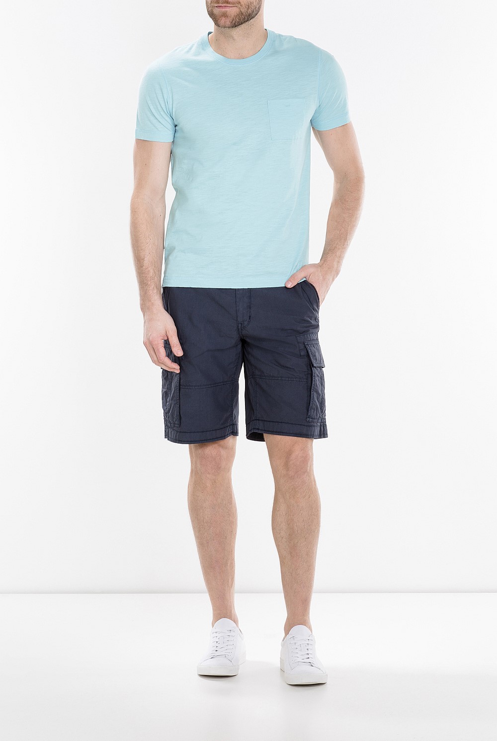 Slub Cotton Pocket T-Shirt