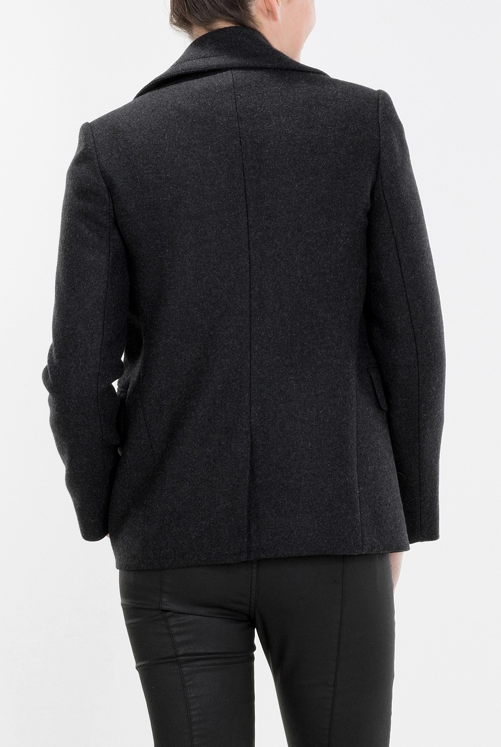 Wool Twill Pea Coat