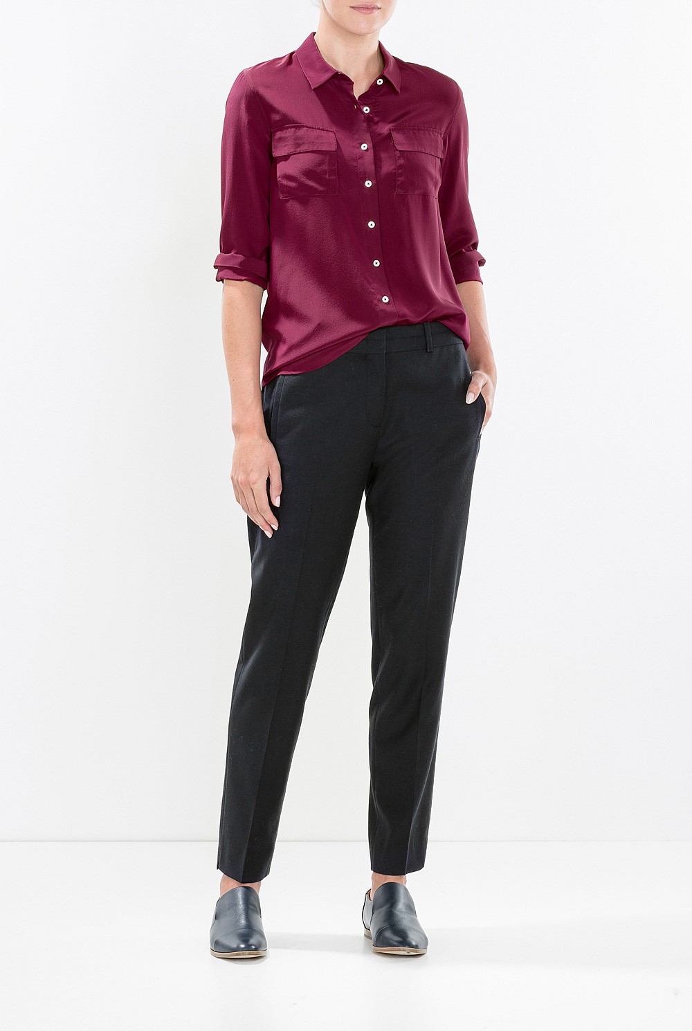 Silk Utility Shirt