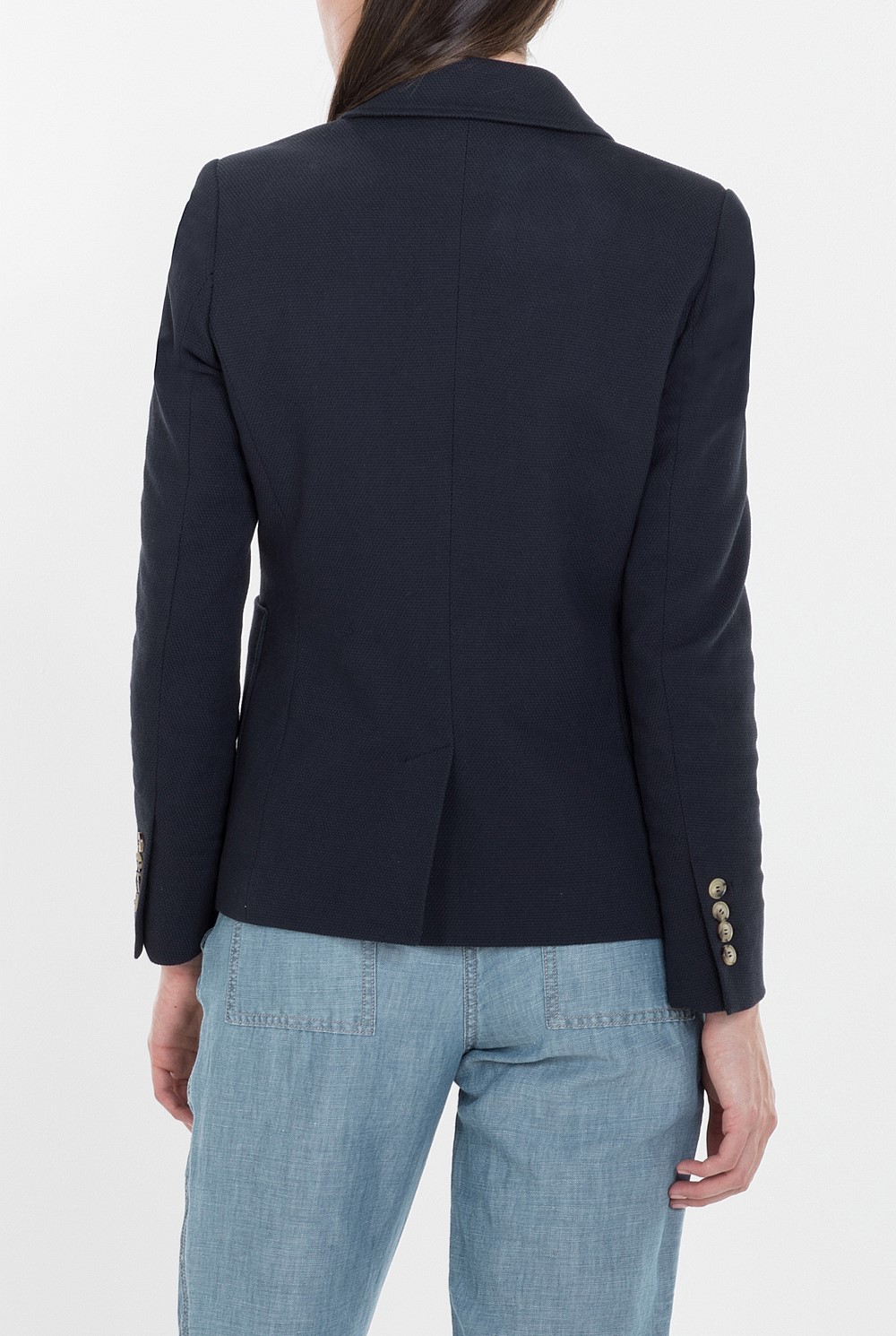 Textured Cotton Blazer