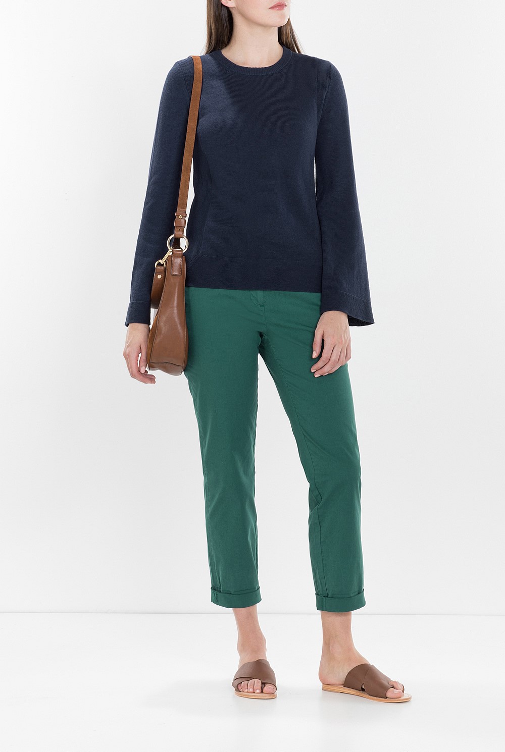 Stretch Cotton Garment Dyed Chino Pant