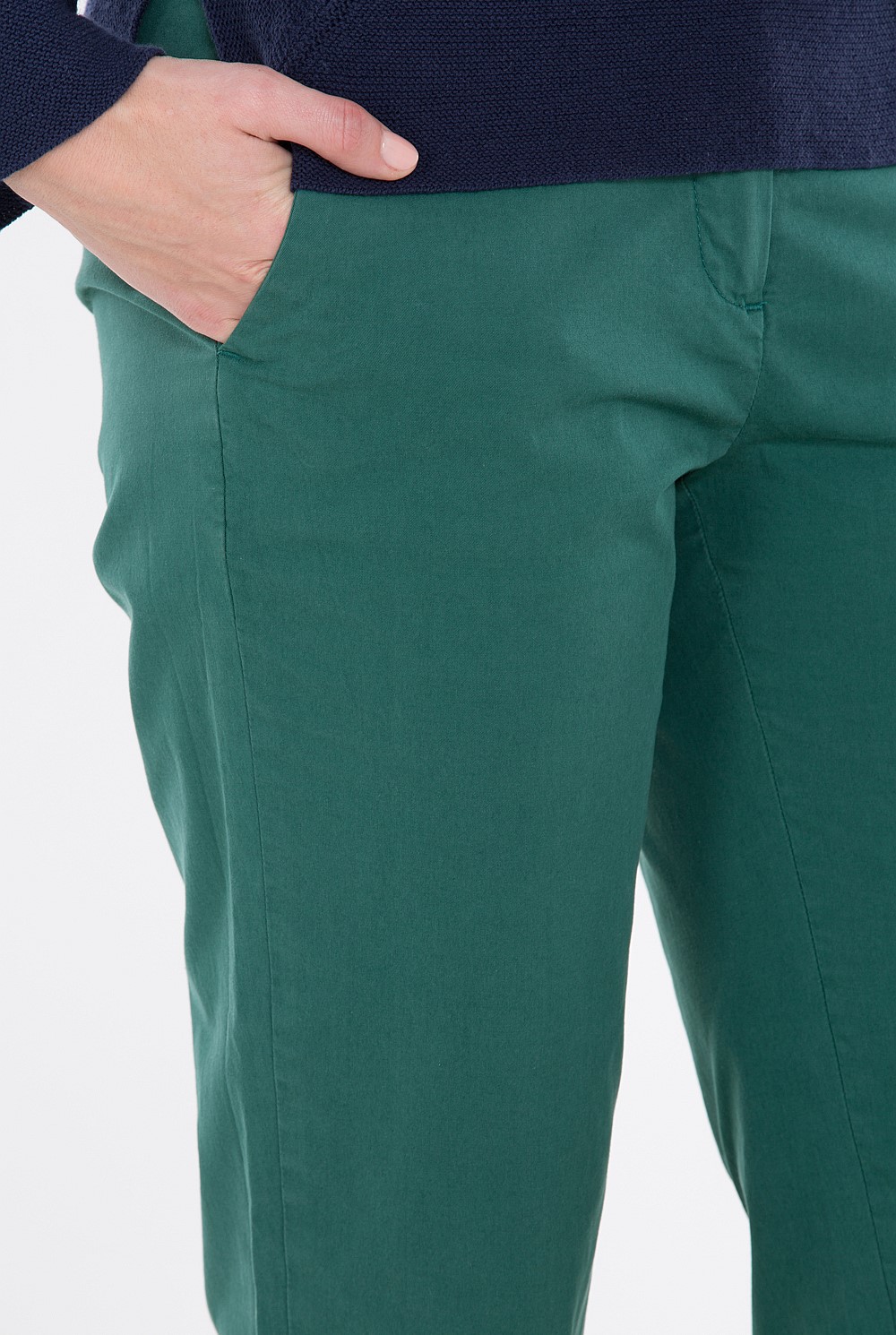 Stretch Cotton Garment Dyed Chino Pant
