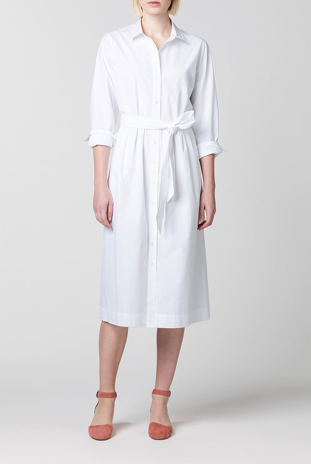 Cotton Shirt Dress