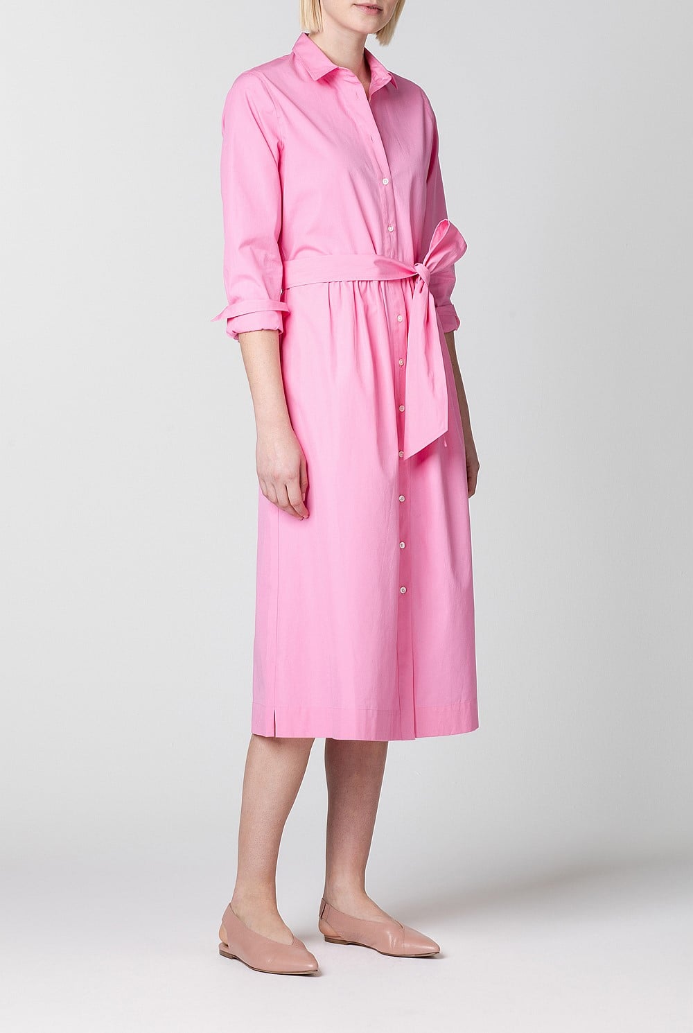 Cotton Shirt Dress