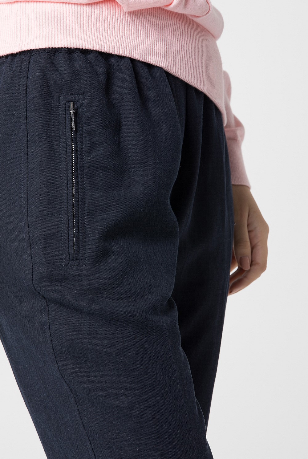 Linen Lyocell Elasticated Pant