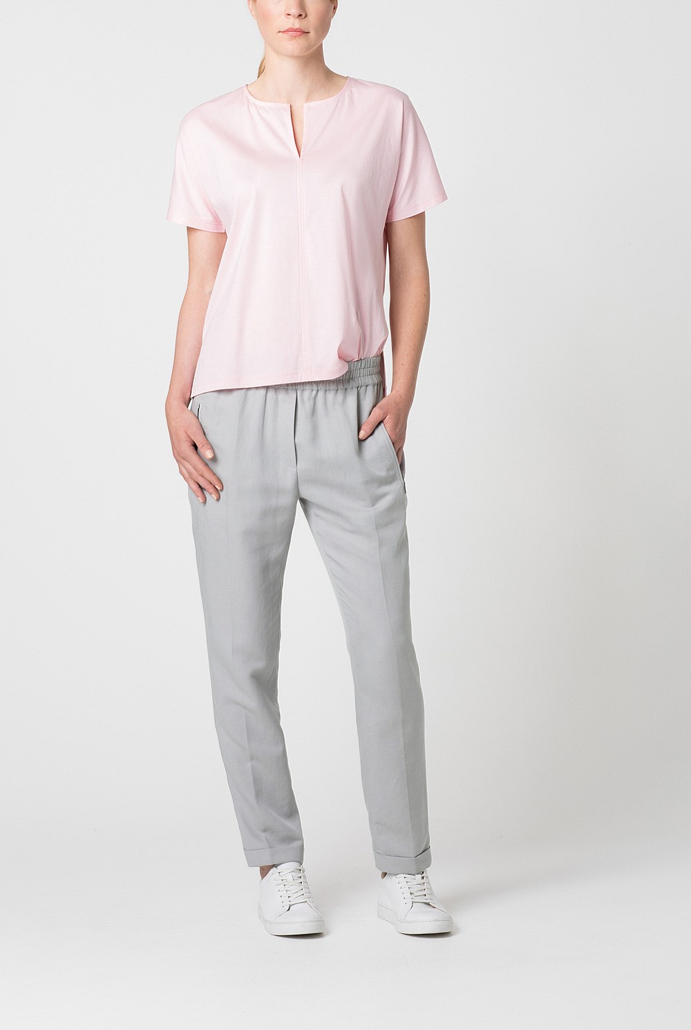 Linen Lyocell Elasticated Pant