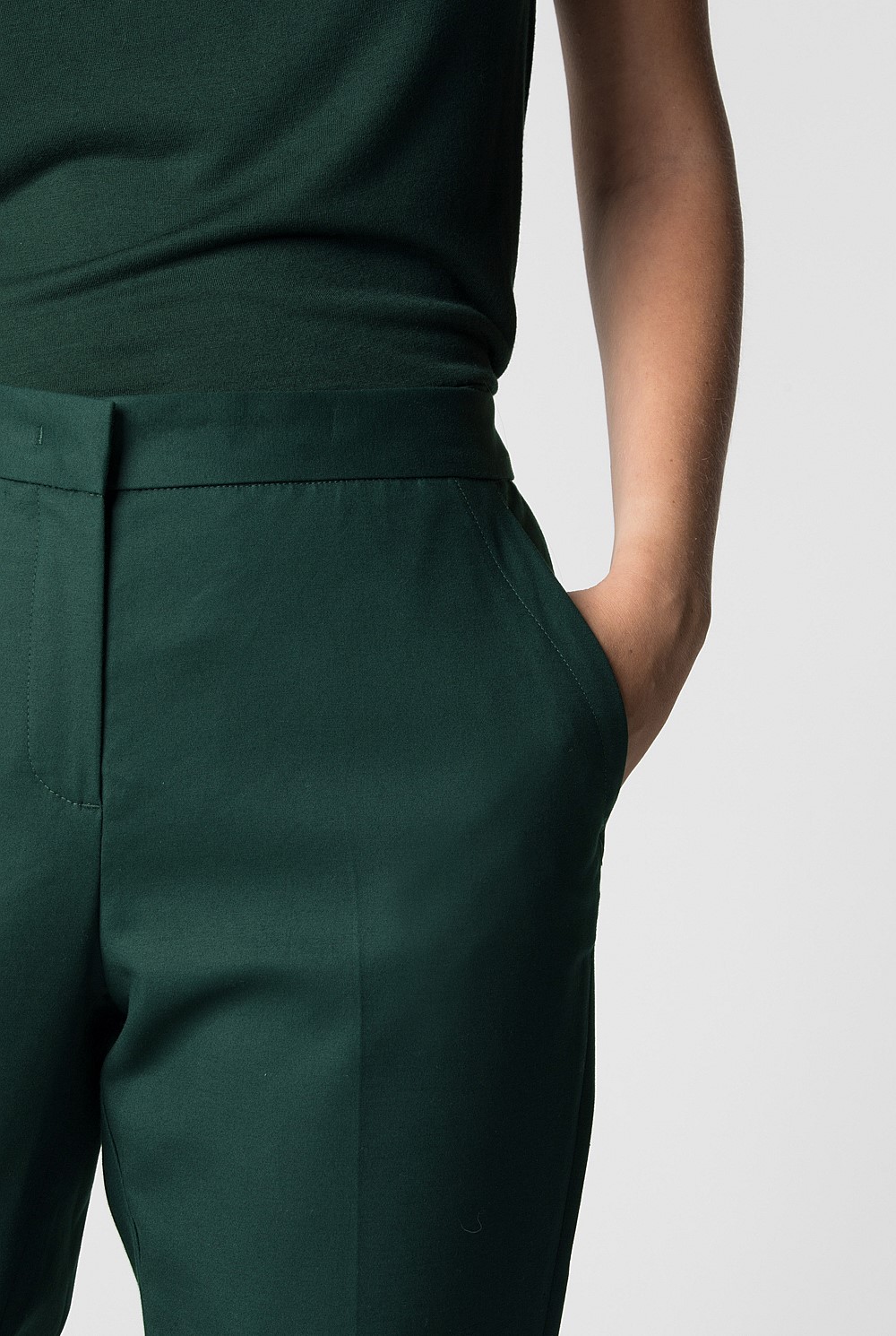 Tailored Cotton Trouser