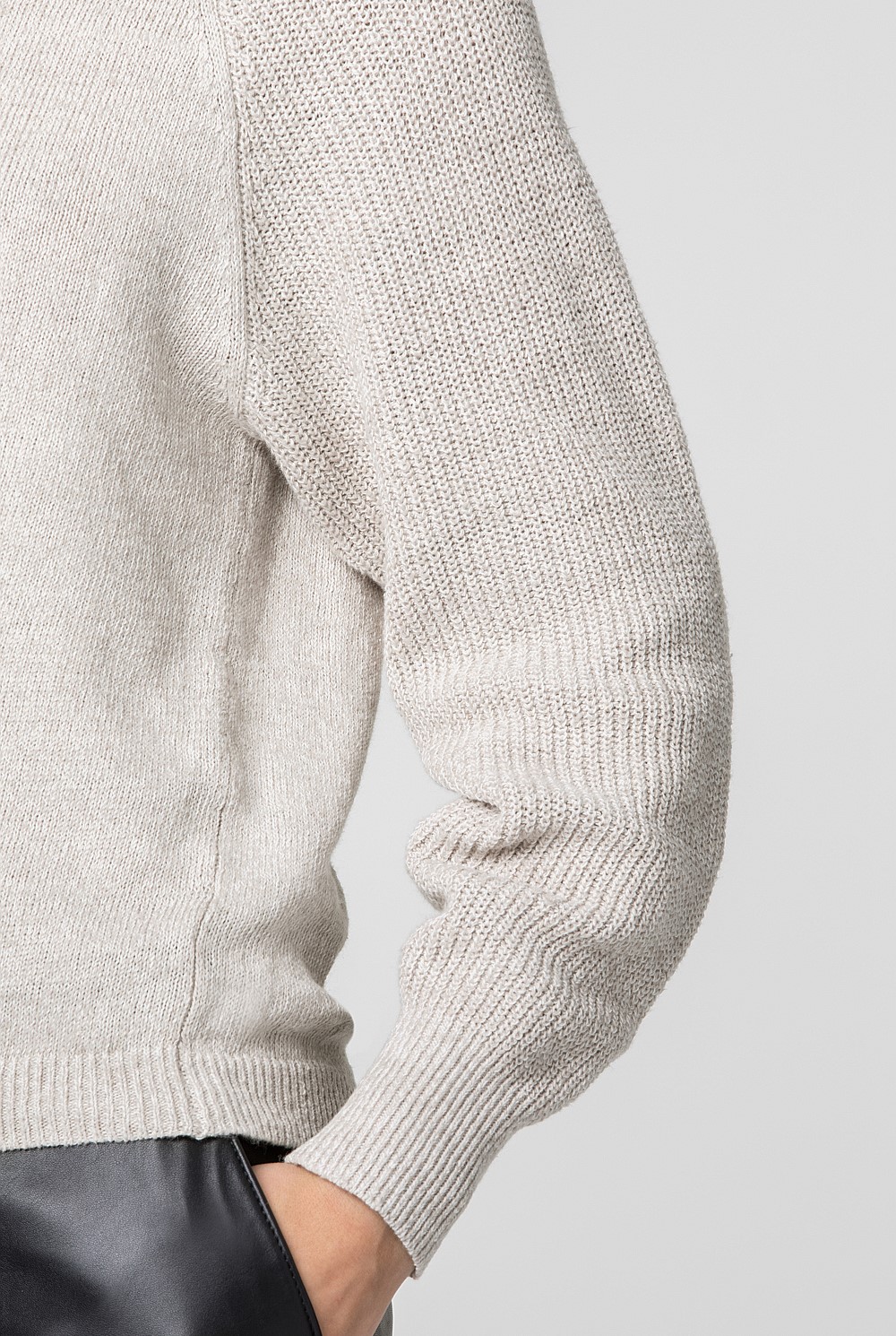 Linen Cotton Pullover Sweater