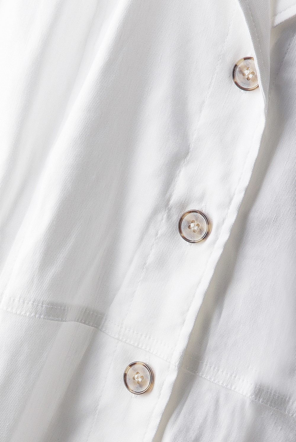 Stretch Linen Button Dress