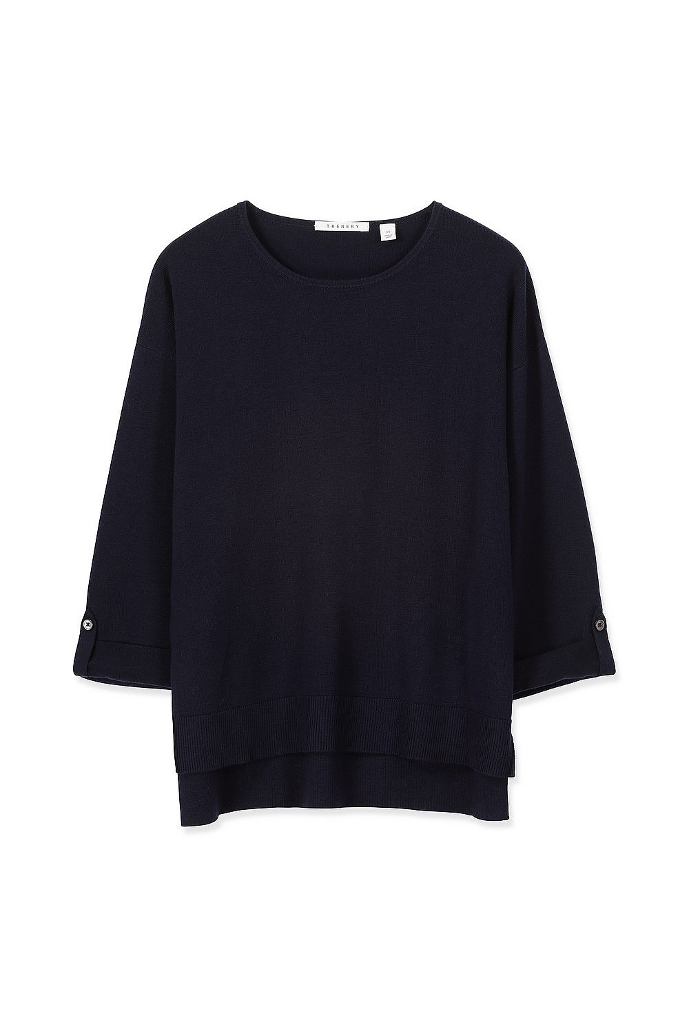 Wool Blend Tab Sleeve Knit