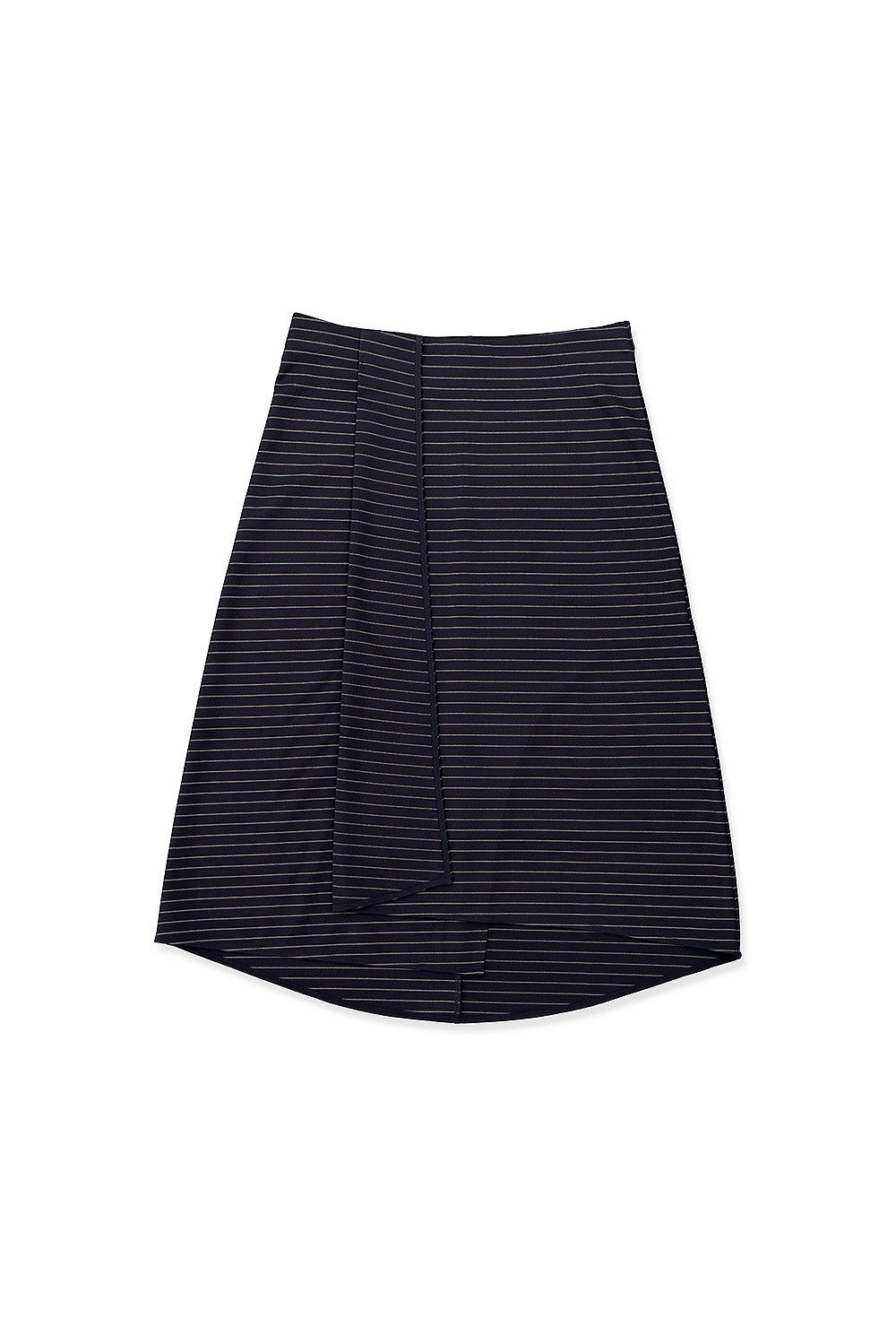 Pinstriped Ponte Skirt