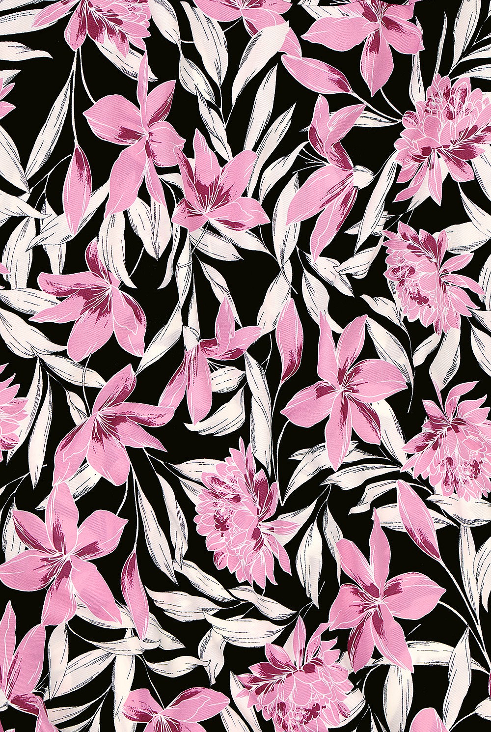 Floral Lotus Print Dress