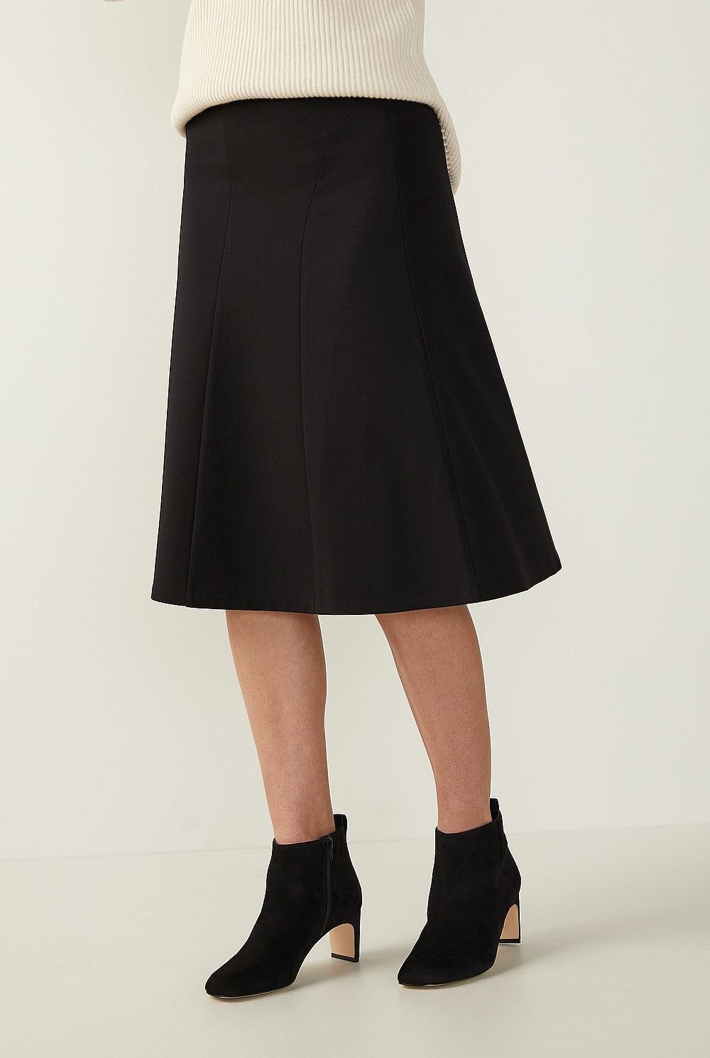 BGDK Ladies Lycra Ponti Panel Skirt 27