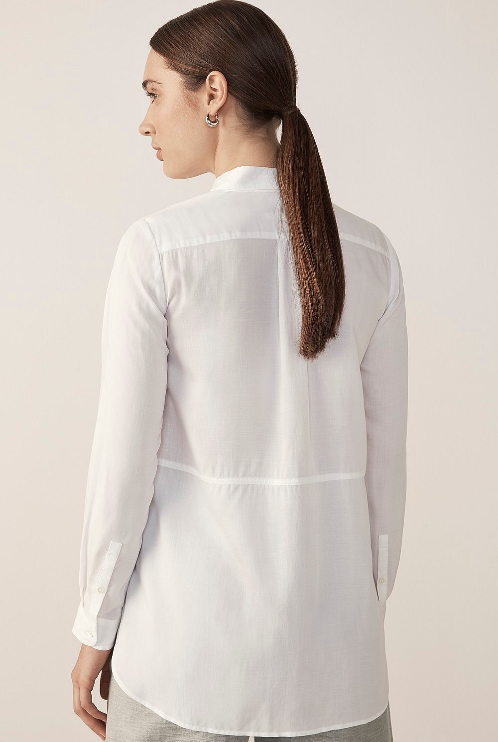 Modal Seamed Front Shirt