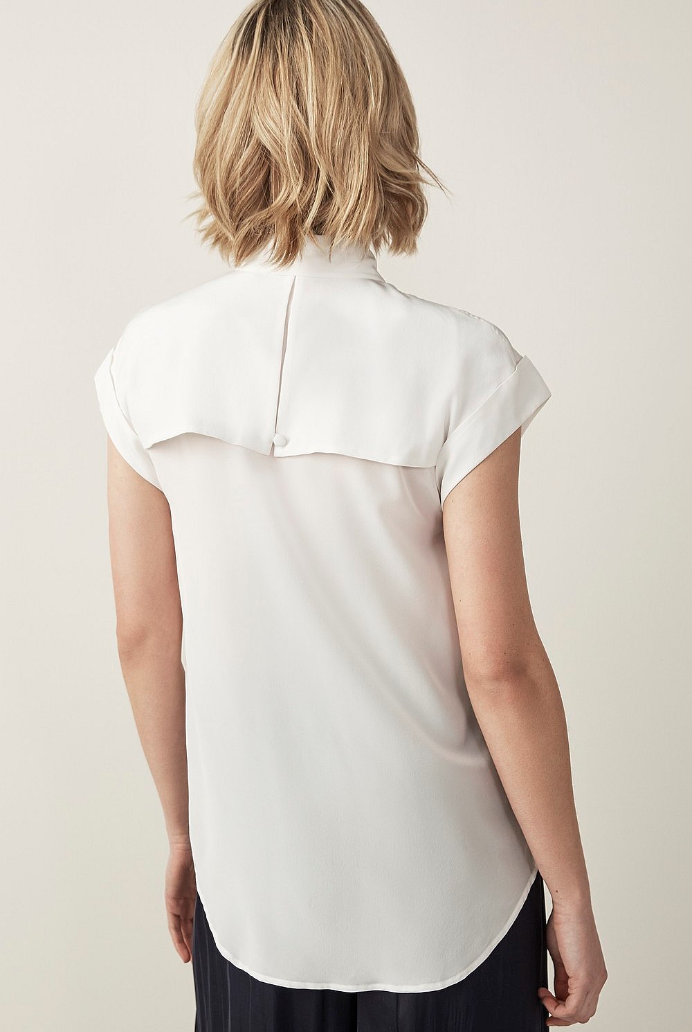 Silk Short Sleeve Shirt