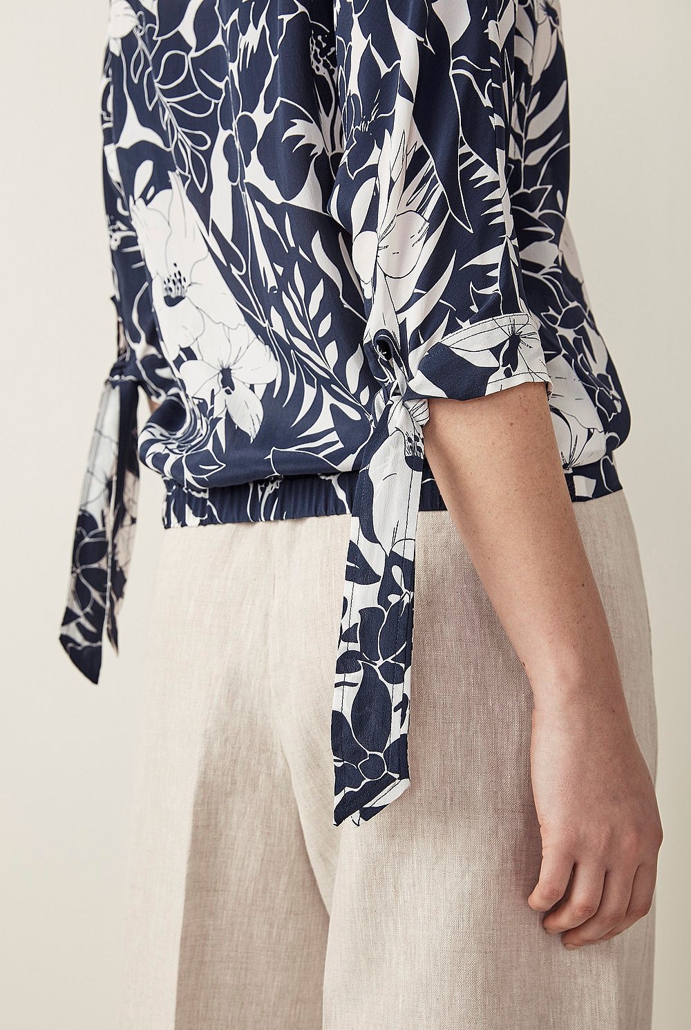 Tropical Batwing Top