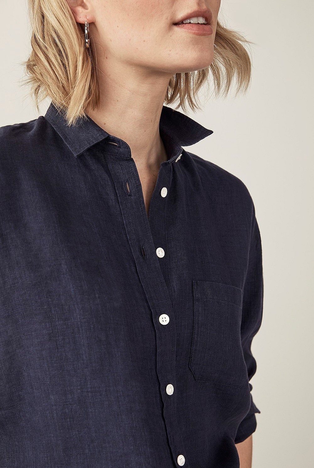 Linen Delave Oversized Shirt