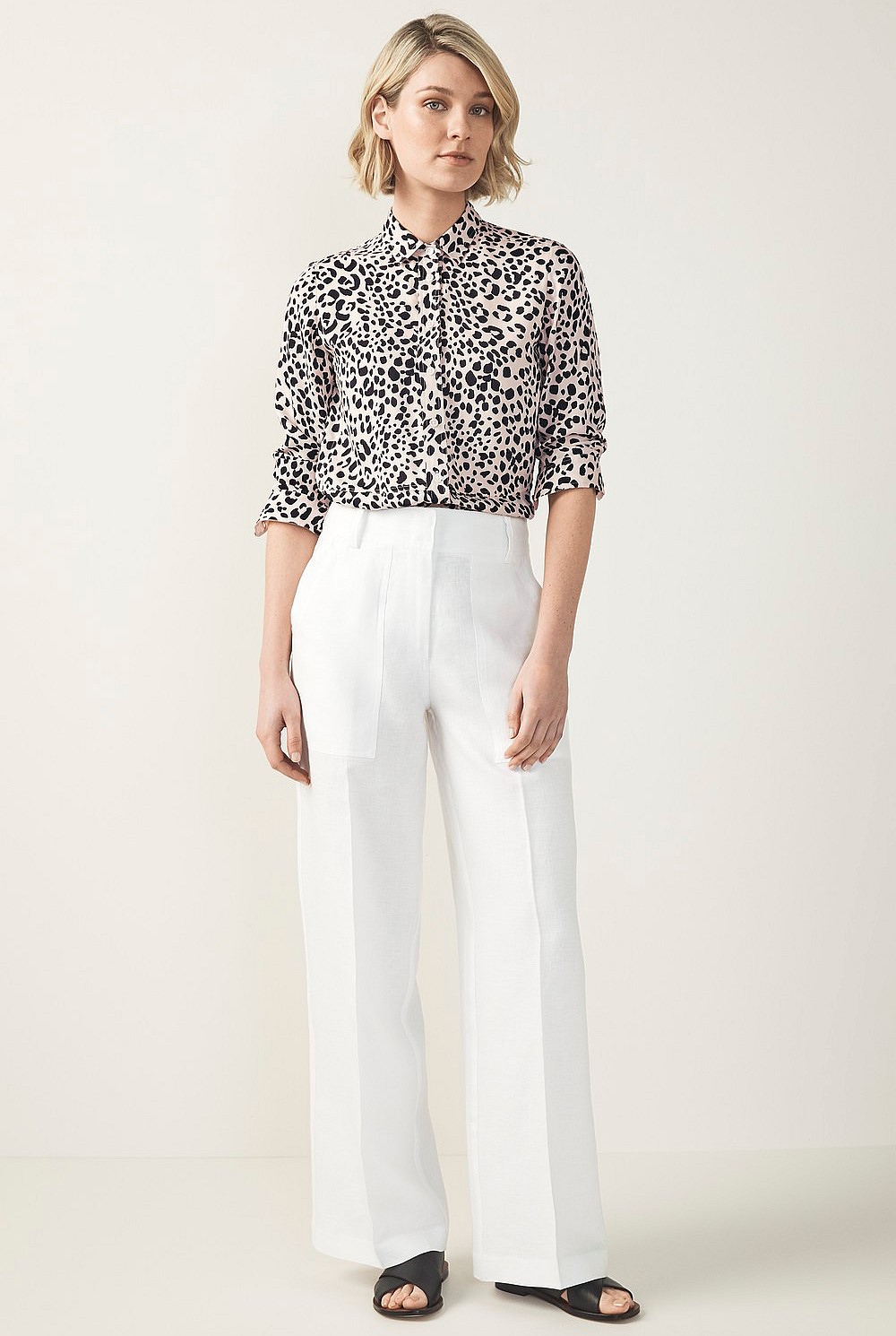 Modal Leopard Print Shirt