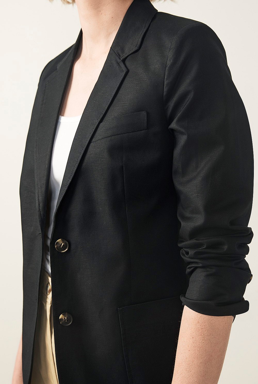 Notch Collar Blazer