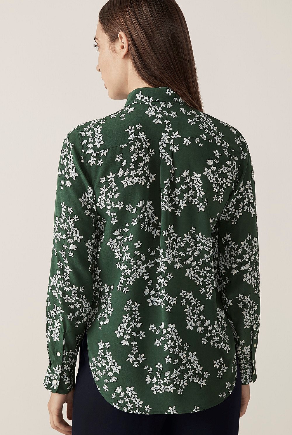 Silk Confetti Floral Shirt