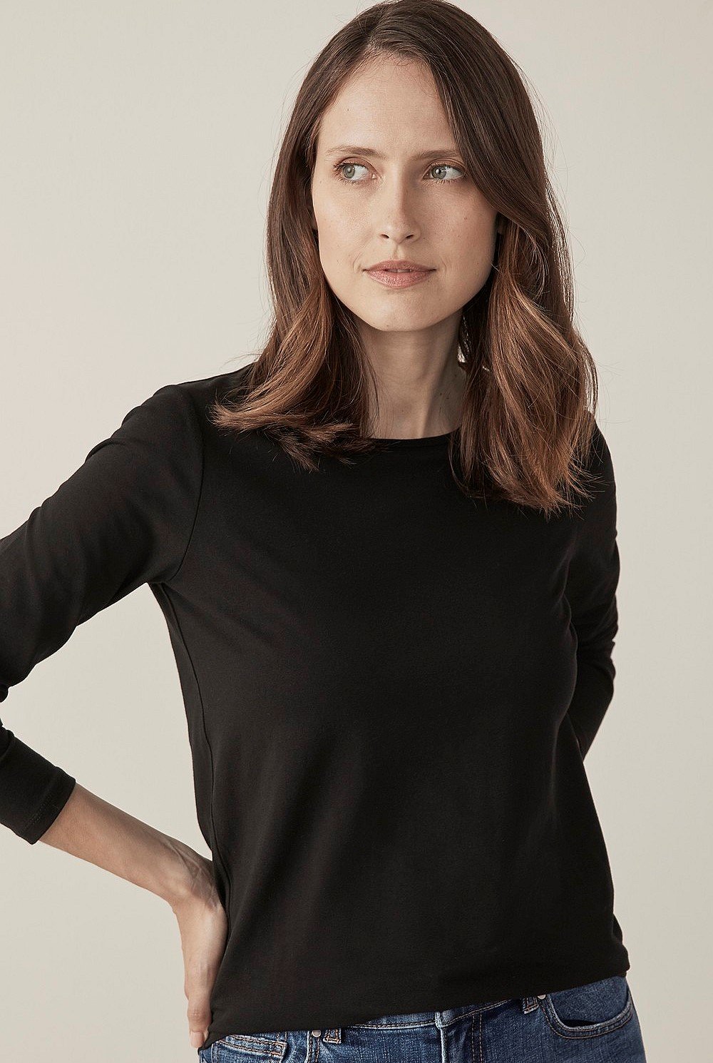 Organic Cotton Long Sleeve T-Shirt
