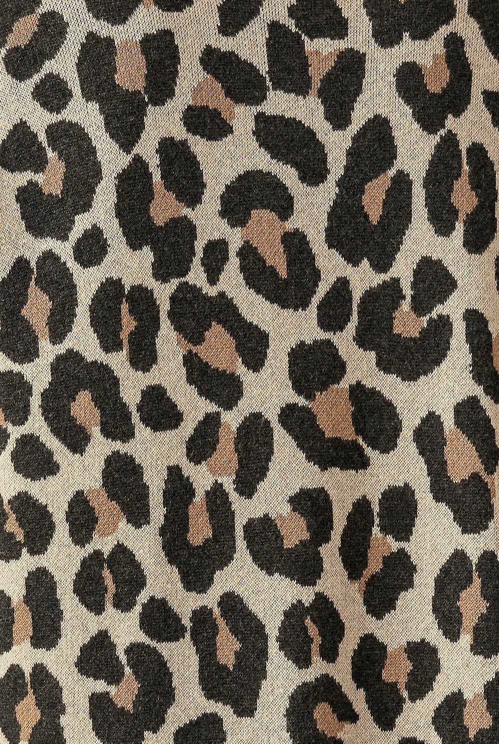 Cotton Blend Ocelot Cardigan
