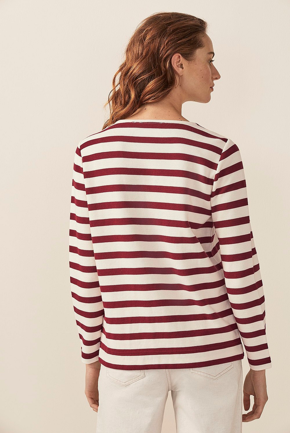 Stripe Zip Detail T-Shirt