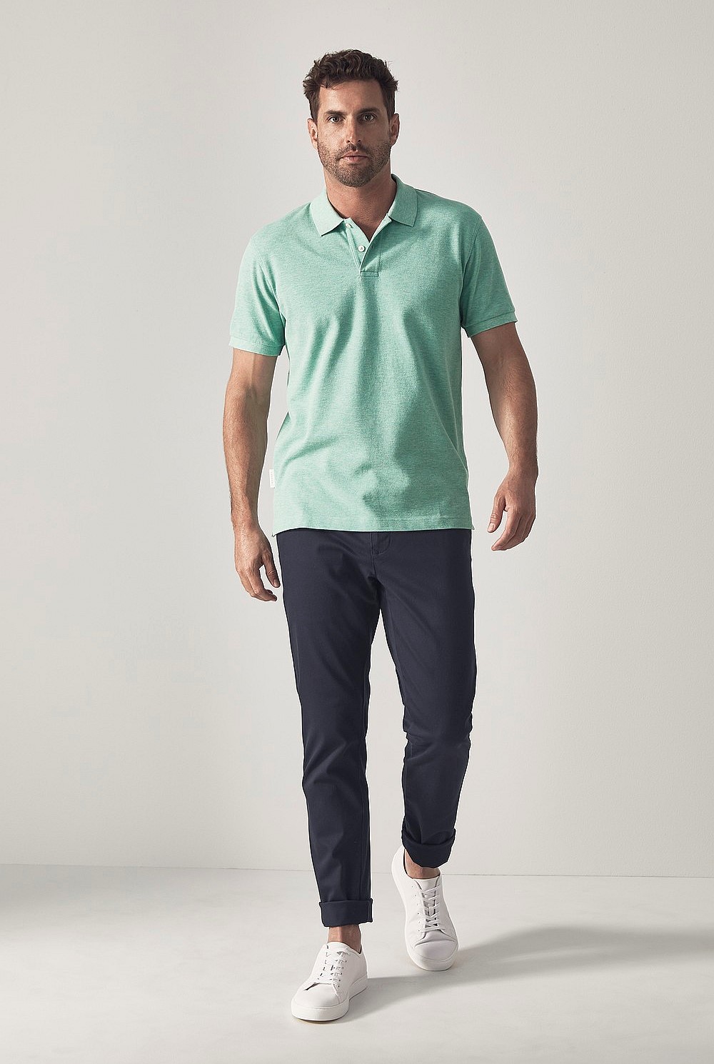 Cotton Pique Marle Polo