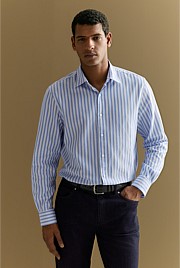 Regular Fit Cotton Double Stripe Shirt