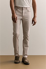 Garment Dyed Cotton Five Pocket Pant